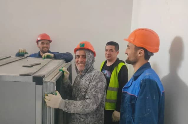 Монтажная команда Априори на объекте